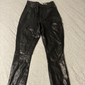 Abercrombie & Fitch Women's Jeans 26 2 The Skinny High Rise Vegan Leather